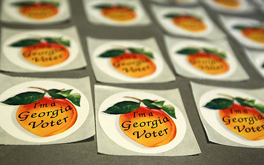 Georgia Voter stickers