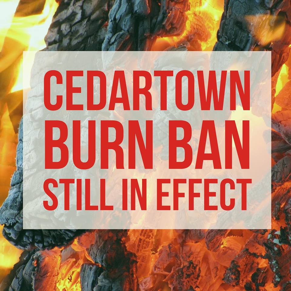 Burn ban in Cedartown